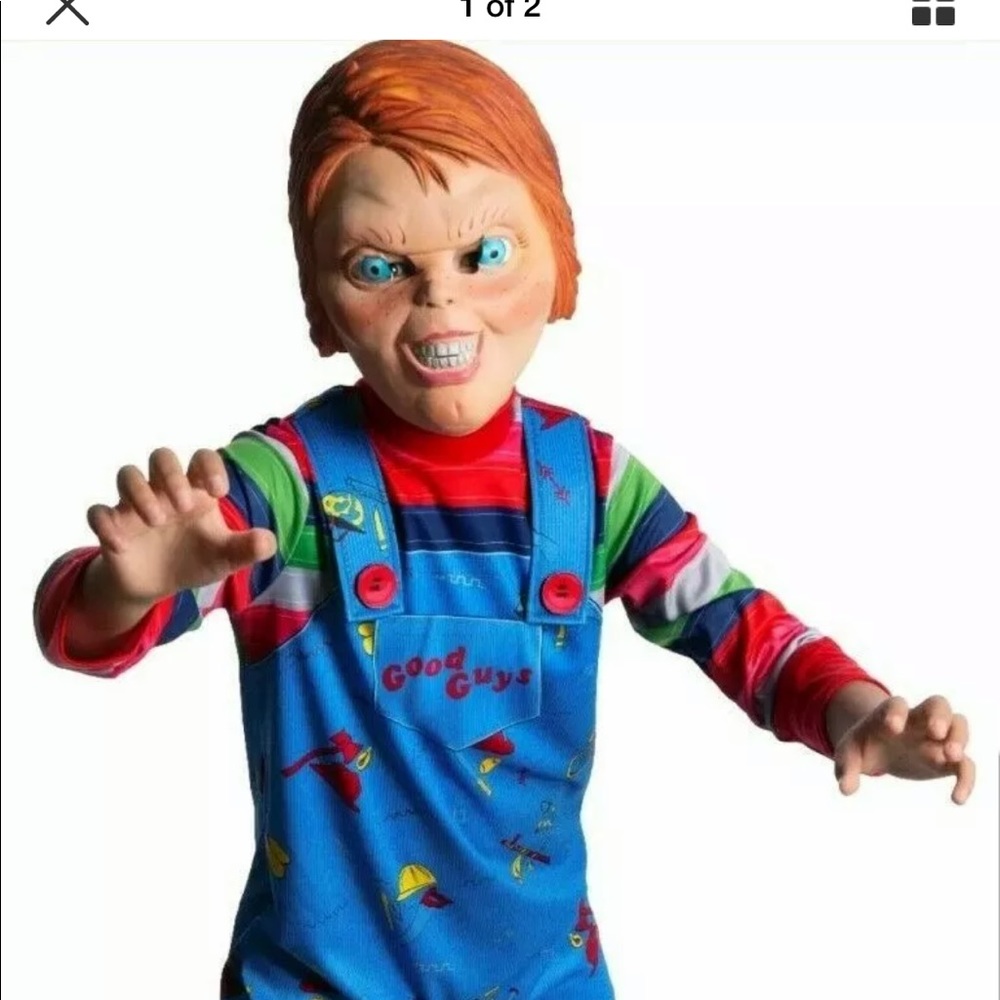 Kids chucky Halloween costume size small 5 6 7
